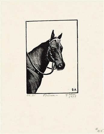 Albee, Grace (1890-1985) Four Wood Engravings Related to Animals.